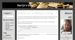 Desktop Screenshot of marijnophorst.com